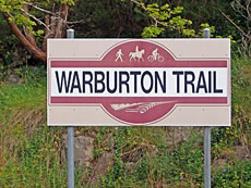 Warburton Trail Sign